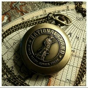 National Guard pocket watch